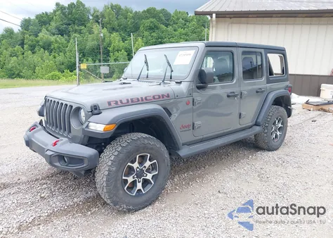 2020 Jeep Wrangler Unlimited Rubicon 4X4 z USA, uszkodzony, nr VIN 1C4HJXFG5LW190151